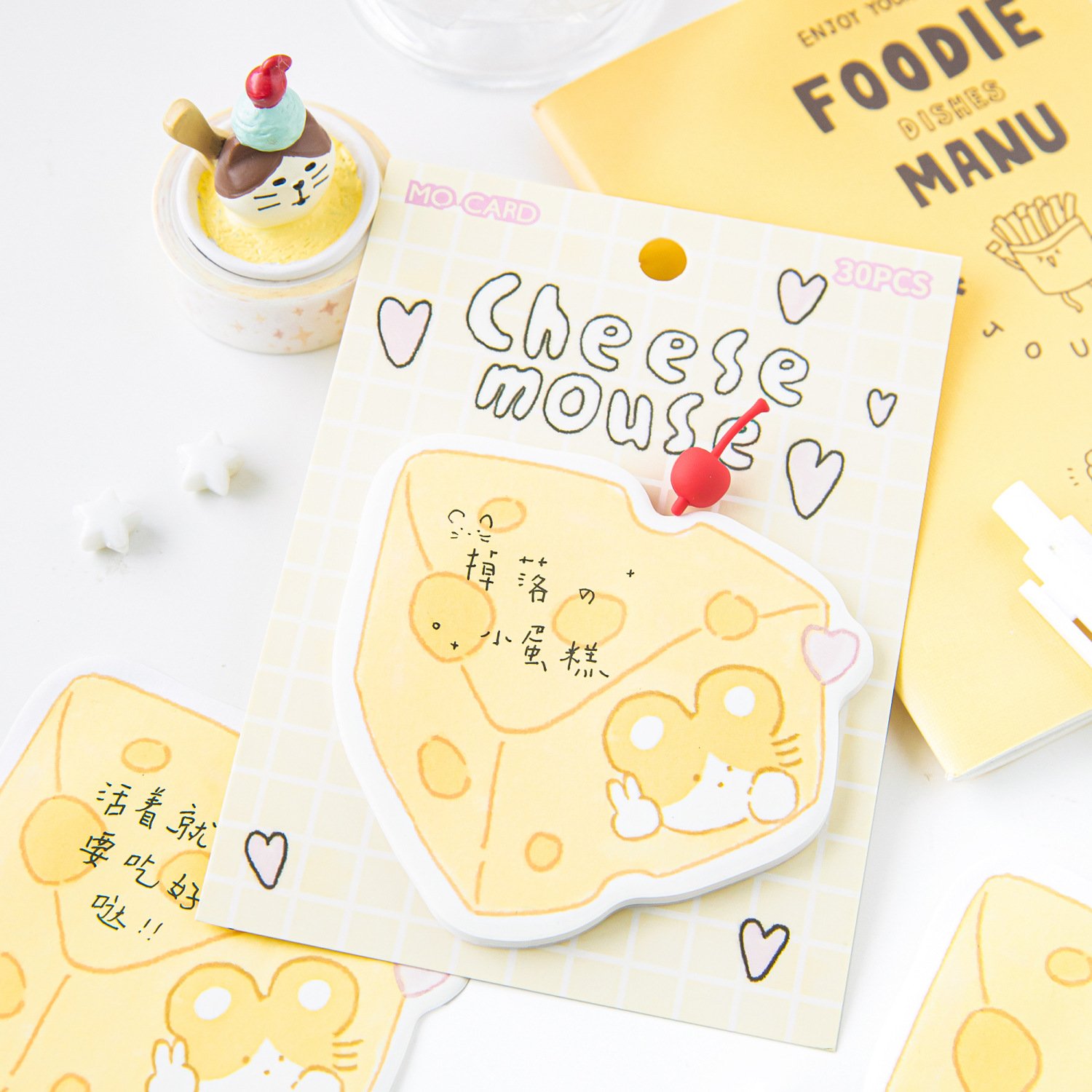 Cute cartoon animal Panda Sticky note Office Teaching Stationery Gifts Self-adhesive memo pad custom LOGO size wholesale