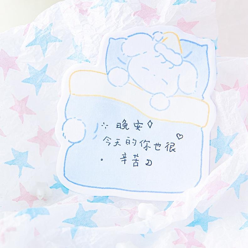 Cute cartoon animal Panda Sticky note Office Teaching Stationery Gifts Self-adhesive memo pad custom LOGO size wholesale