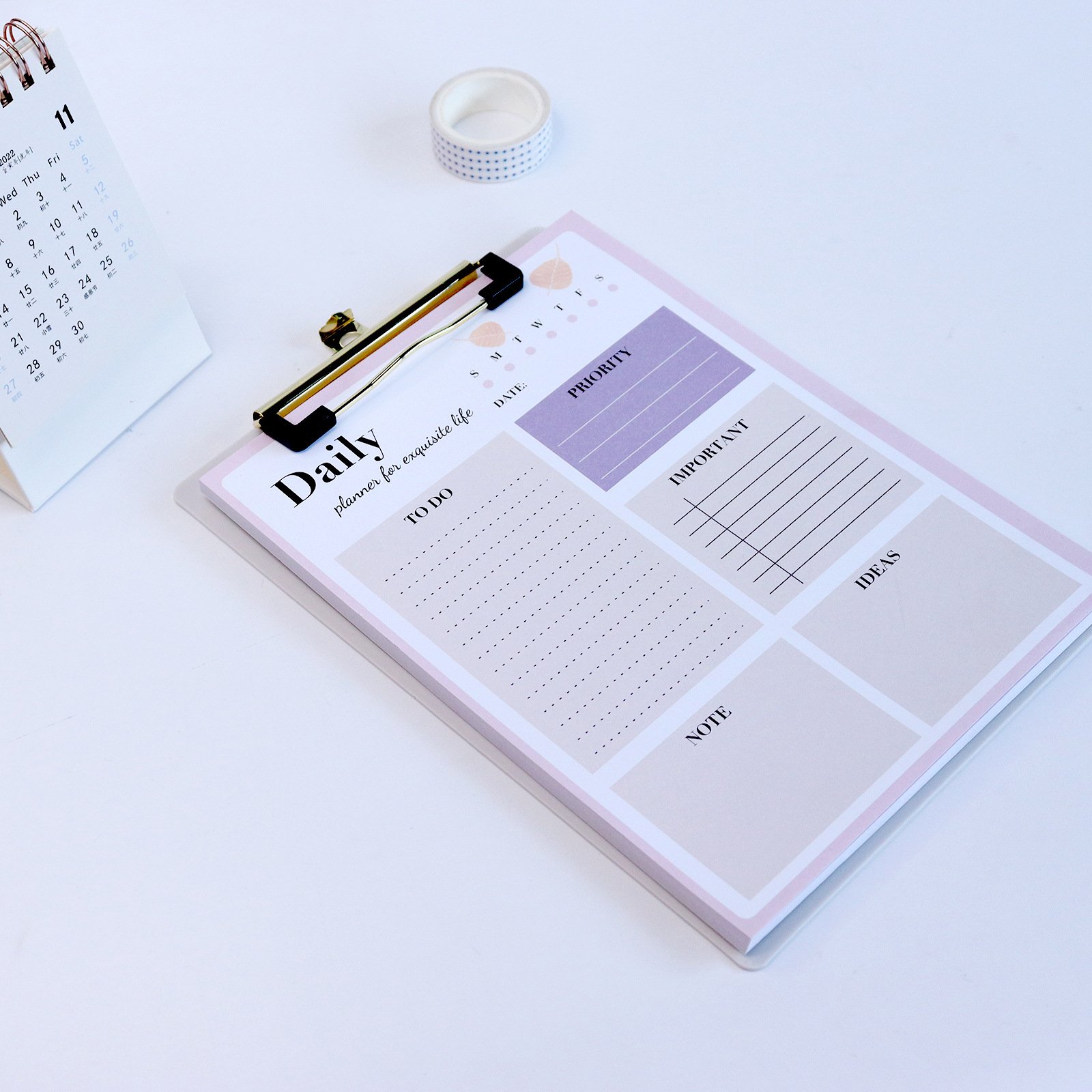 New Morandi Daily Planner Notebook Office school tear-off memo pad desk schedules notebook customize stationery A5