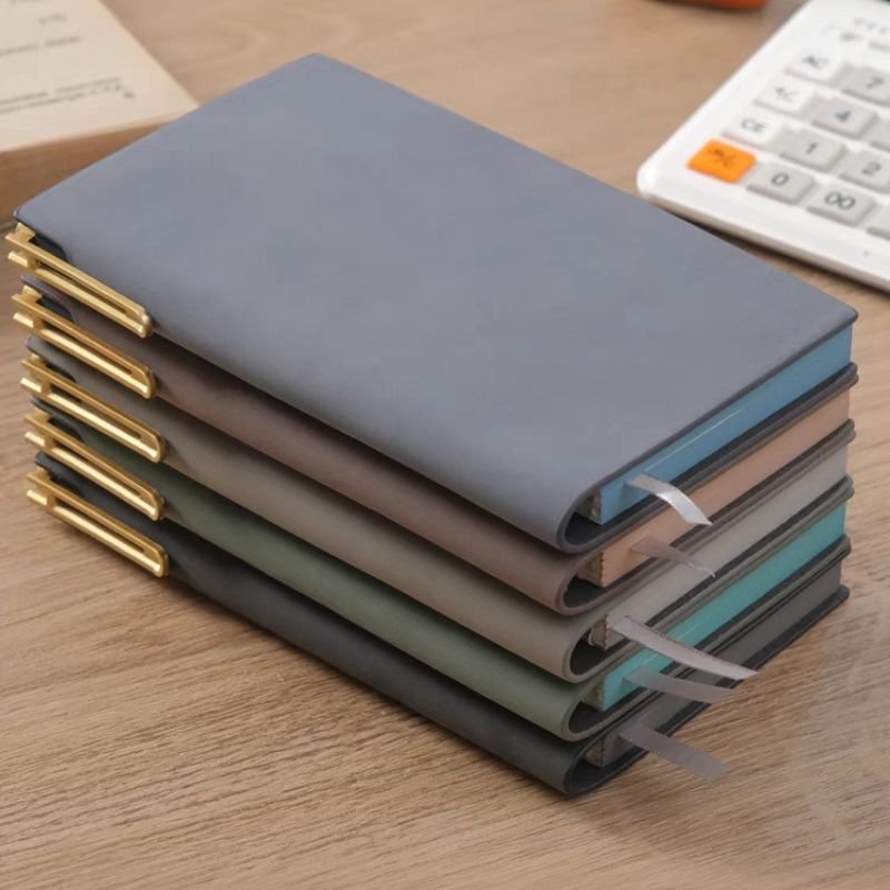High-End Customizable Hardcover Notebook Logo Agenda Journal Factory Suppliers' Stationery Office School Premium Memo Pad Gifts