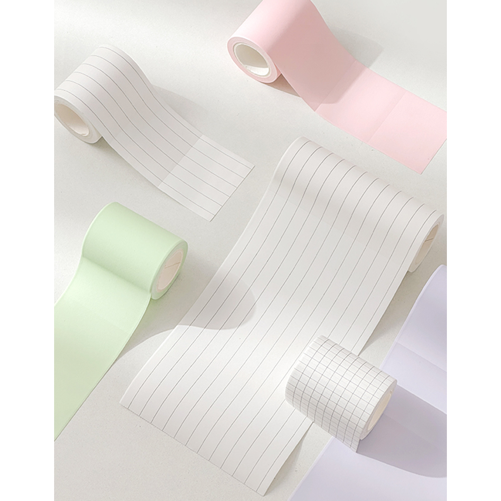 Custom Sticky Notes Roll stationery good quality adhesive sticky notes roll Roll Tape Grid Notes Type
