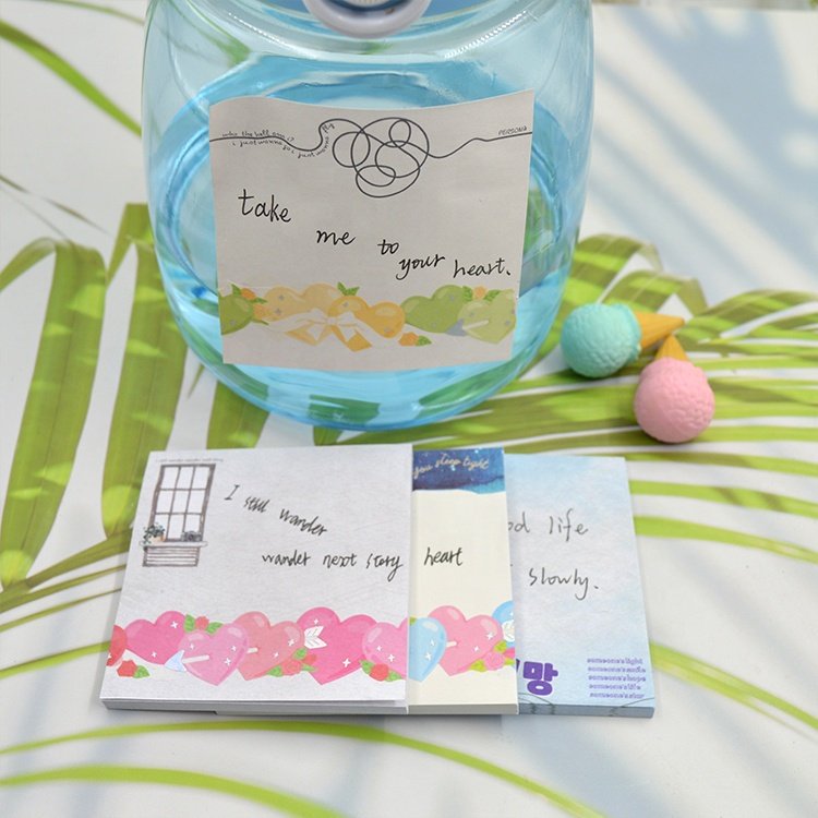 Customized Self-Adhesive Colorful Cute Stationery Cartoon Stickers Notepads Printing Memopad Sticky Notes