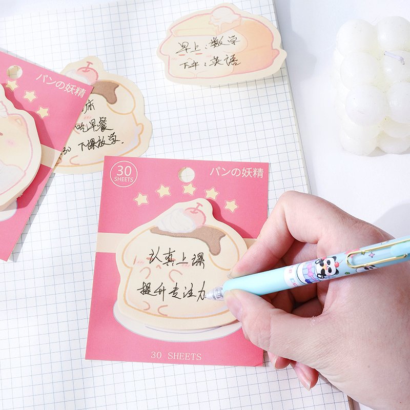 Stationery Sticky Notes Cute School Supplies Memo Pads Self-Adhesive Kawaii Stationery Cartoon