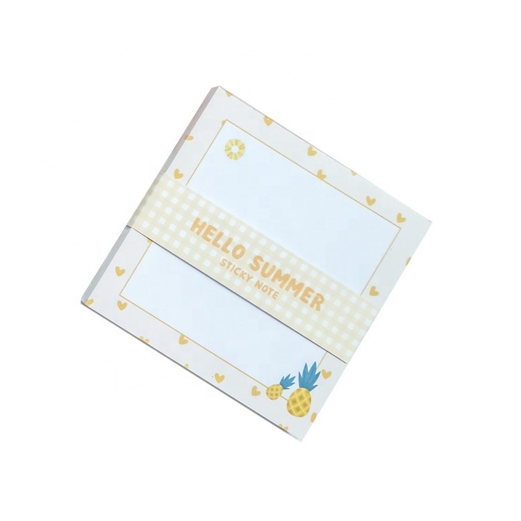 Custom Private Label Square Student Gift Notepads Magnetic Reminder Note Pads for Office Stationery Memo Pad for Promotion