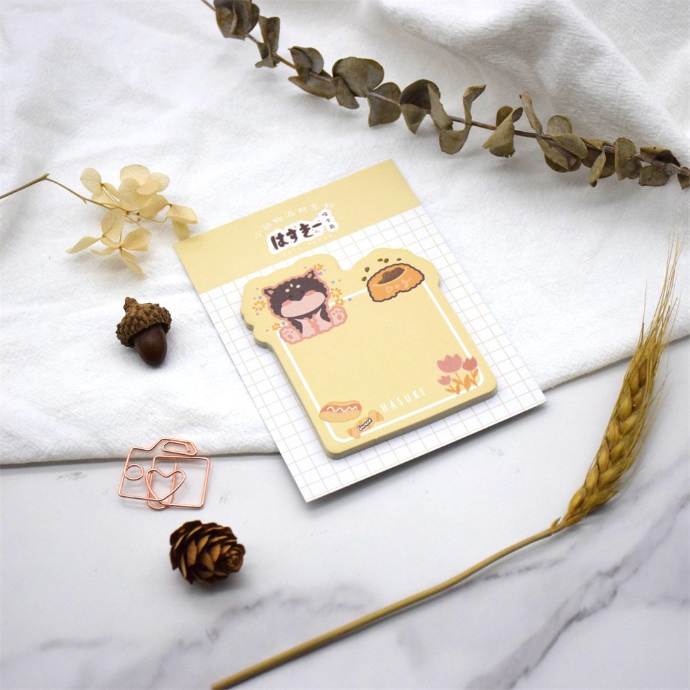 Custom Tear-off Paper Notepad Kawaii Memo Pads Promotional Customized Sticky Note Pad Sticky With Logo