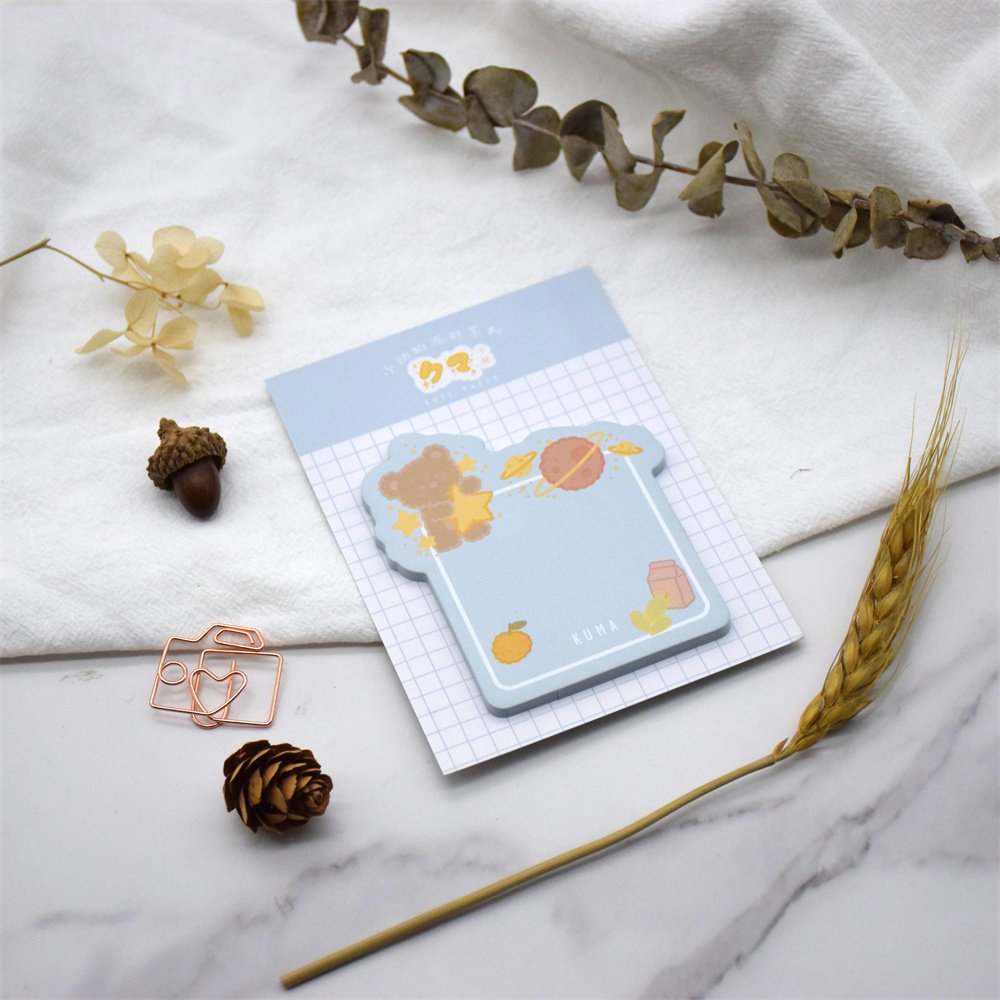 Custom Tear-off Paper Notepad Kawaii Memo Pads Promotional Customized Sticky Note Pad Sticky With Logo
