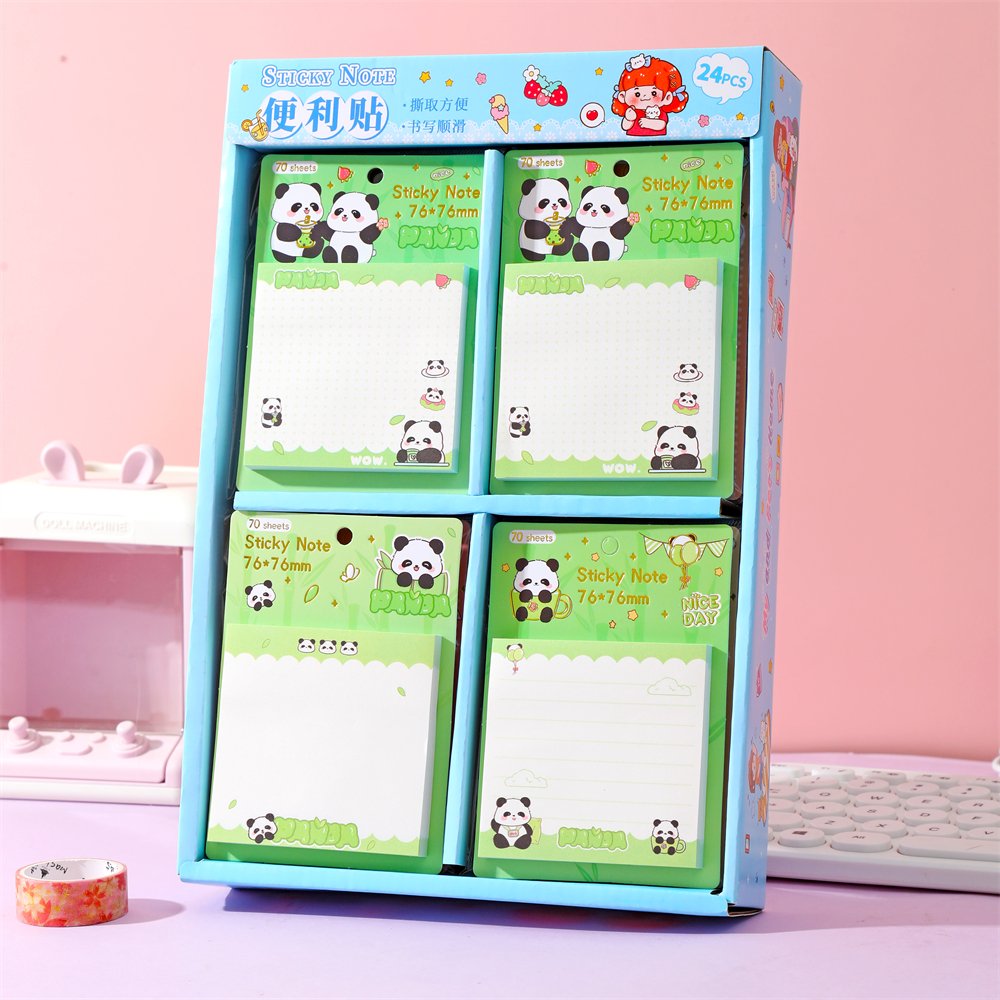Depai Wholesale 76*76mm Sanrio Dessert Party Notepad Kawaii Stationery Custom Notepad