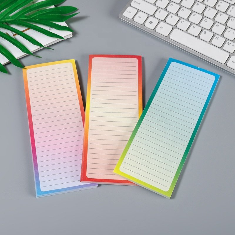 Zeamor Customized Logo Magnet Shopping List Adhesive Memo Pad Fridge Magnetic Sticky Note Pad