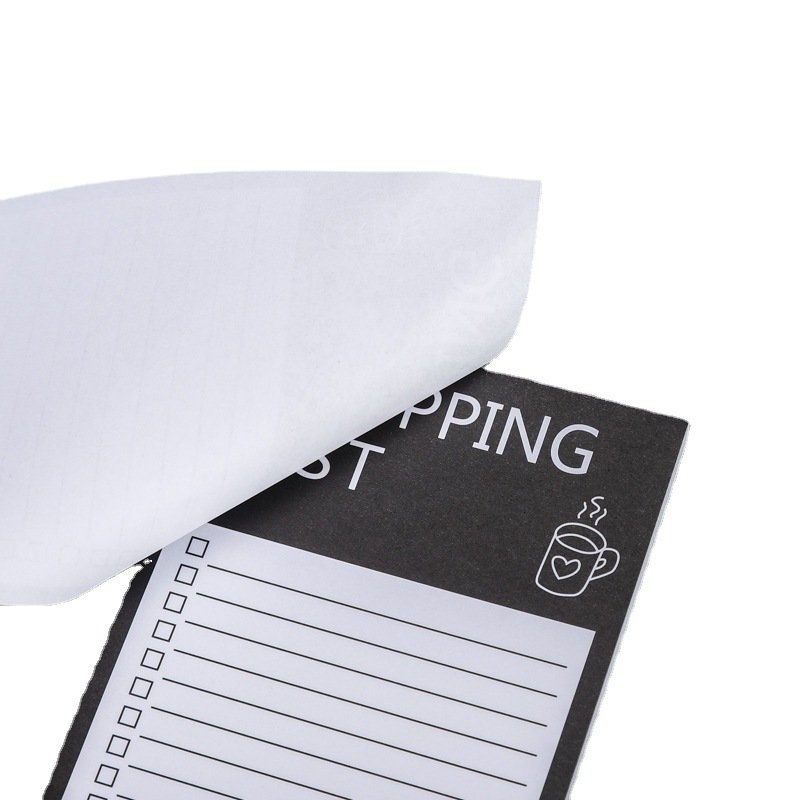 Zeamor Customized Logo Magnet Shopping List Adhesive Memo Pad Fridge Magnetic Sticky Note Pad