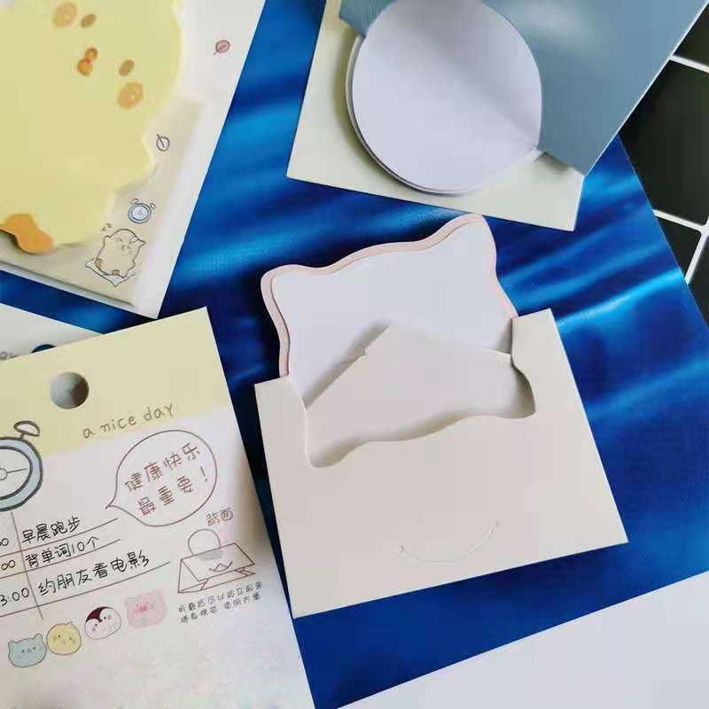 Creative sticky note customization of the opposite sex combination of cartoon cute creative sticky note customization