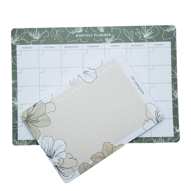 Customizable A5 A4 & A6 Size Eco-Friendly To-Do List Weekly Notepad Promotional Customizable Printing Stationery Paper Memo Pads