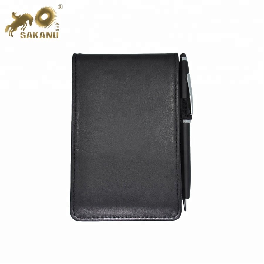 Customize imitation Leather Memo Pad Holder
