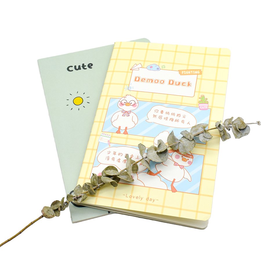Loose-leaf notebook for high school students with high-value lines for recording diaries
