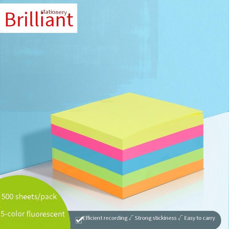 Hot sale Colored sticky note N times can be hand-torn note paper office index stickers office supply customizable