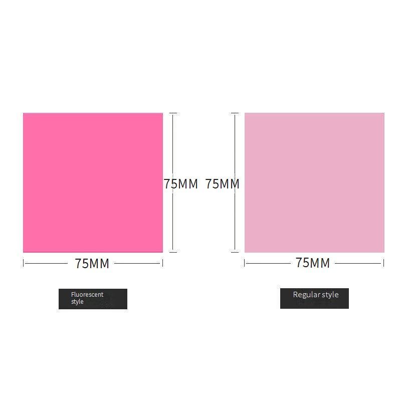 Hot sale Colored sticky note N times can be hand-torn note paper office index stickers office supply customizable