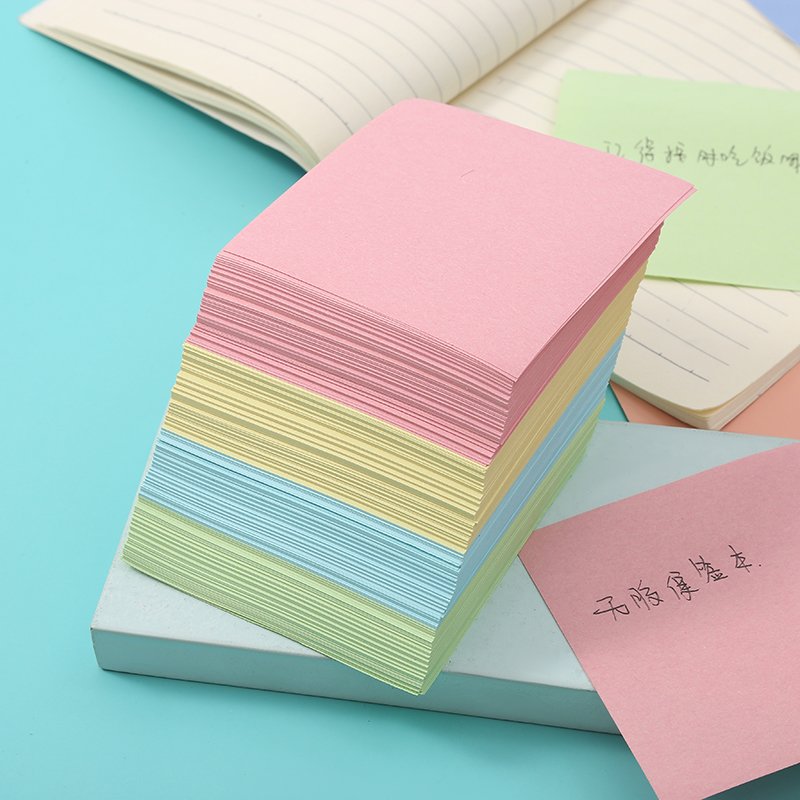 Manufacturer customized logo memo pads colourful paper cubes non-viscous note pad paper block memo cubes