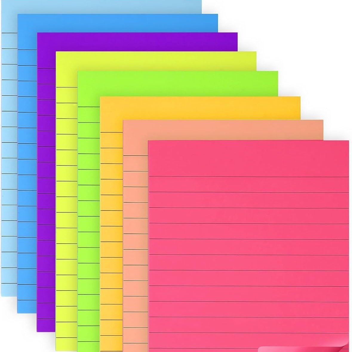 Custom Logo Sticky Memo Pad Index-Posted Paper Notepad Stickers Multi-color choices for Office Supplies Use