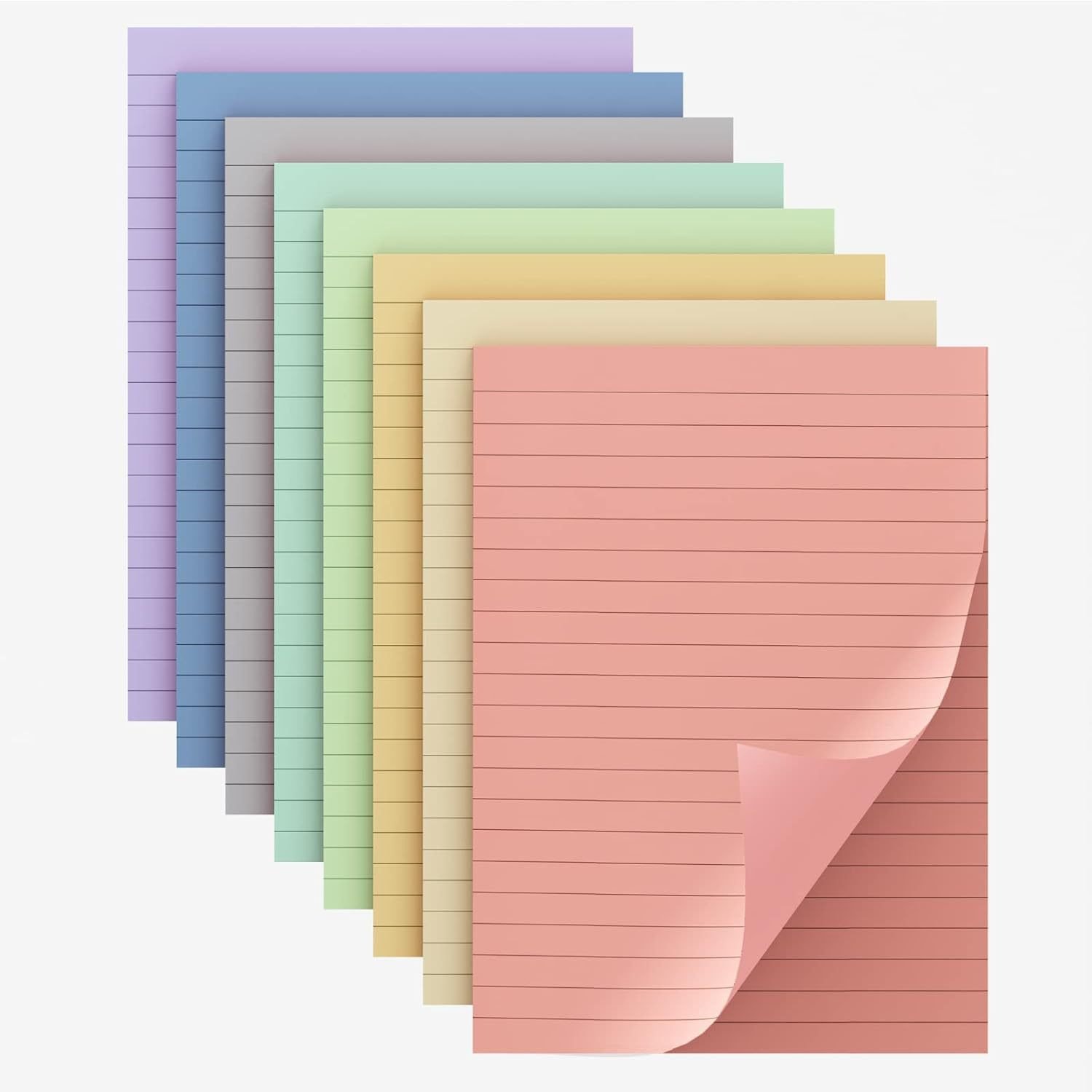 Custom Logo Sticky Memo Pad Index-Posted Paper Notepad Stickers Multi-color choices for Office Supplies Use