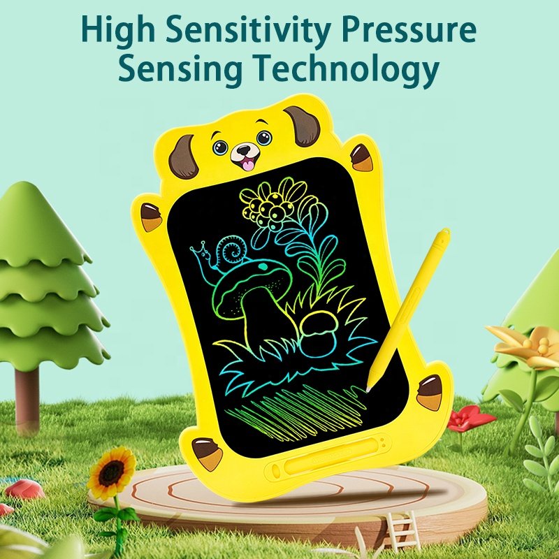 Graphic Cartoon Handwriting Pad 8.5'' Lcd Writing Tablet Cat Dog Eagle Tiger Shape Colorful Drawing Tablet Toddler Doodle Board