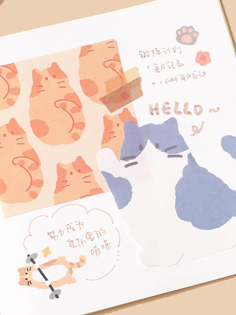 Top Fashion Waterproof Planner White Memo Pad In Plastic Box Weekly To Do Notepad Wall Sticky Note