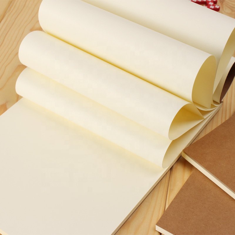 Custom Refillable Paper Notebook Filler Papers Journal Dairy Inserts Refill Leather Notebook Blank Kraft