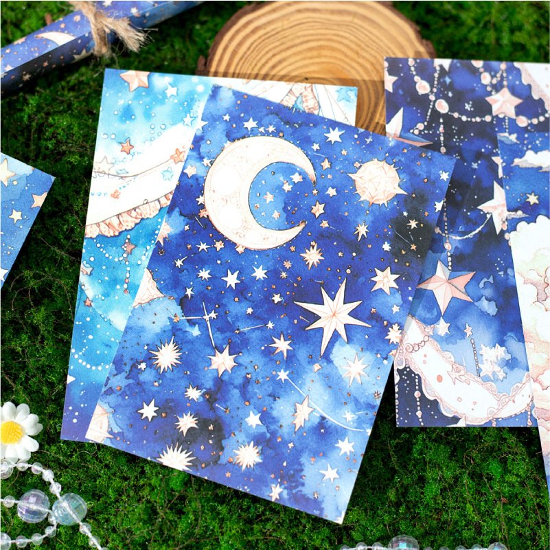 30pcs/pack material paper Fairytale Wonderland series handbook collage dream bottoming decorative message European retro