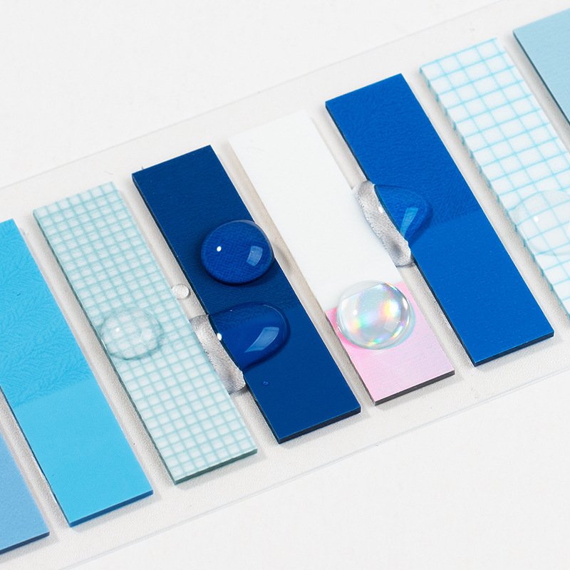 Retro Morandi PET Memo Pads Laser Memo Pads Loose Leaf Index Sticker 200 Sheets