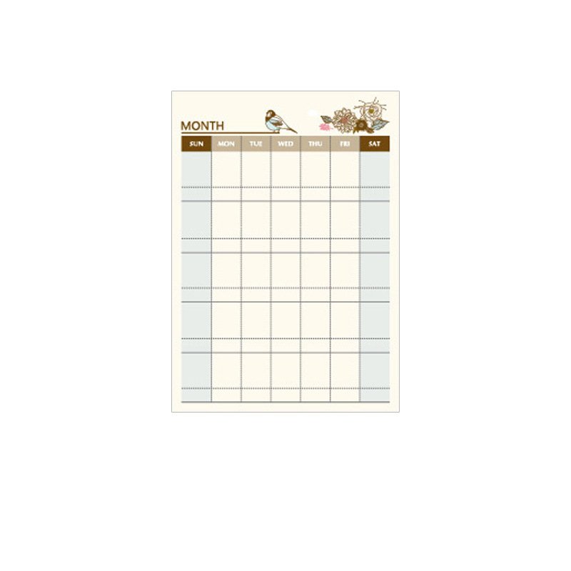 Hot Selling High Quality Promotional Paper Sticky Notepad Time Schedule Weekly Planner
