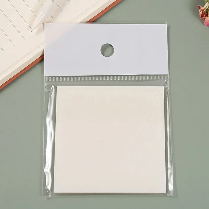 colorful transparent sticky note pads waterproof clear memo pad personalized sticky note paper memo pad