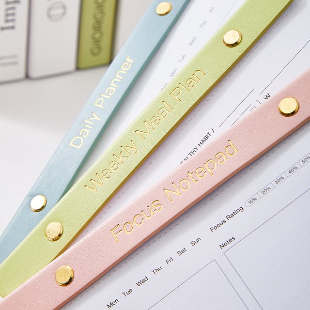 Wholesale PU Leather Memo Pad For Student Morandi Ins Notebooks Factory Planner Notepad Custom