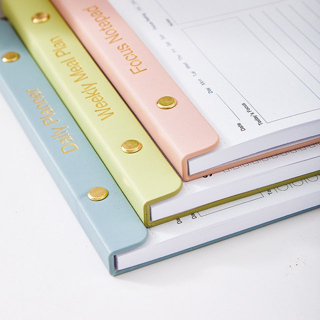 Wholesale PU Leather Memo Pad For Student Morandi Ins Notebooks Factory Planner Notepad Custom