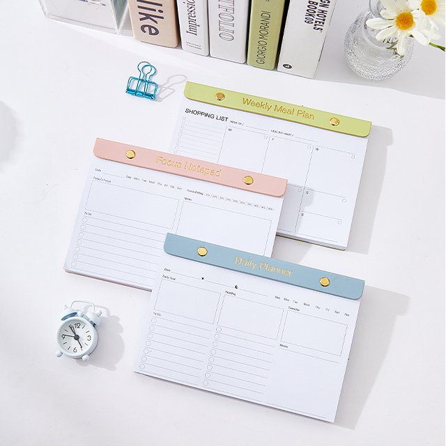 Wholesale PU Leather Memo Pad For Student Morandi Ins Notebooks Factory Planner Notepad Custom