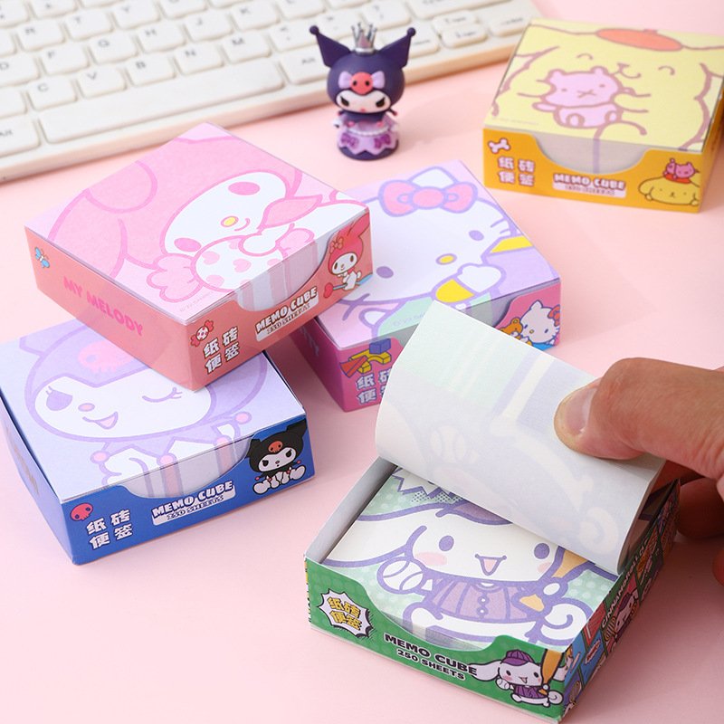 Vigreat New Products Memo Custom Cute Sanrio Sticky Notes Promotional Notepad Wholesale Sticky Pads