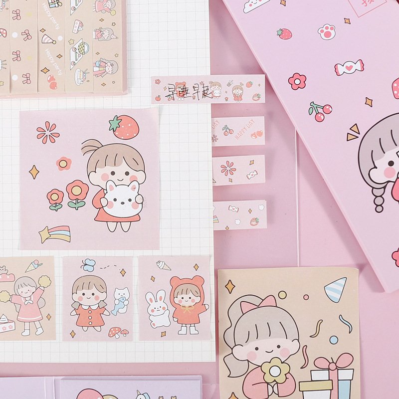 Wholesale Paper Pad Custom Notepad Multiple Colors Posted It Sticky Note Memo Pad