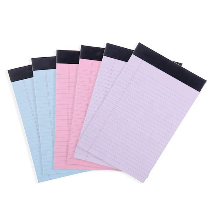Wholesale tear off notepad custom A4 A5 wide ruled lined writing note pad