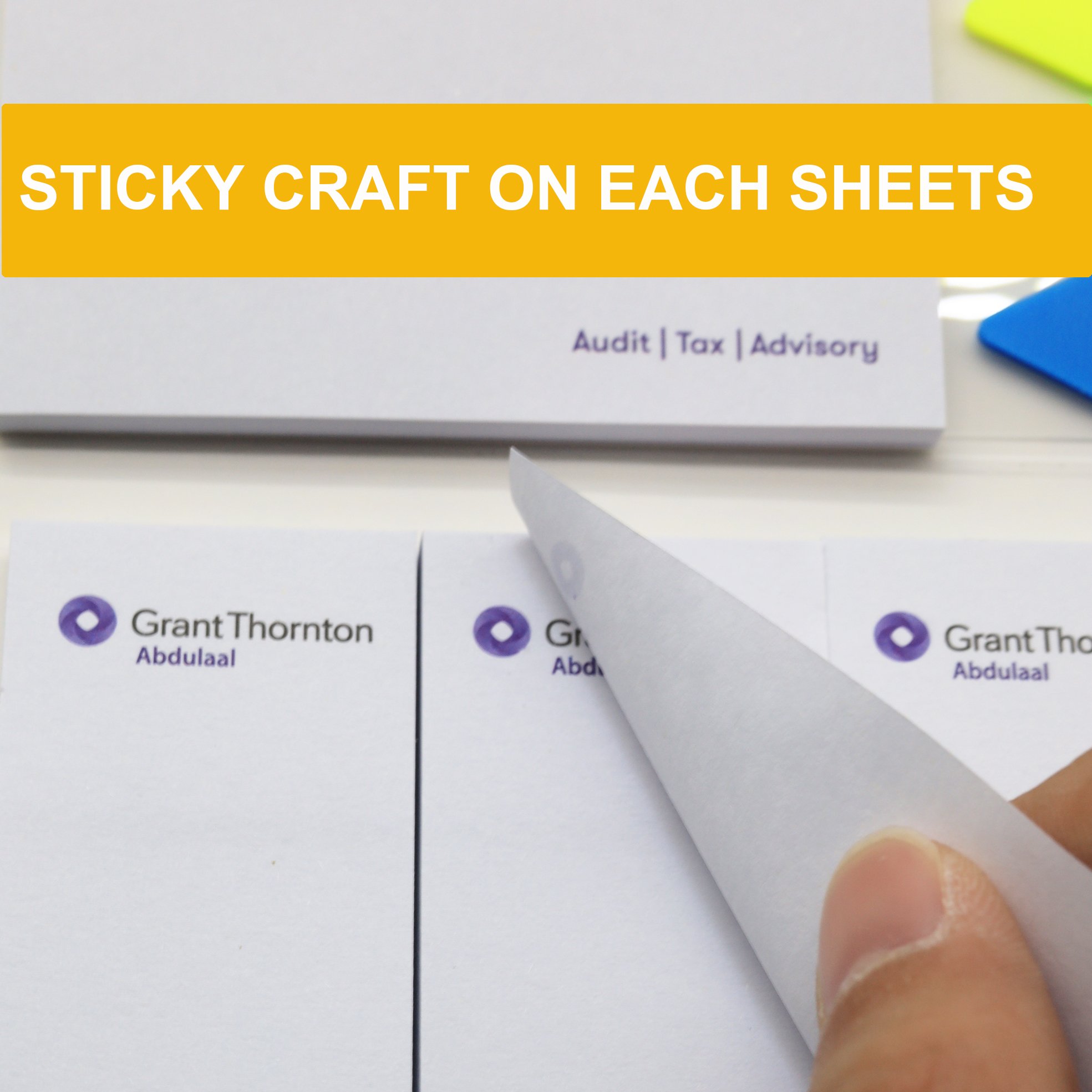 Promotional Custom logo stationery sticky note and notepad and kawaii sticky notepad memo pad with sticky tabs