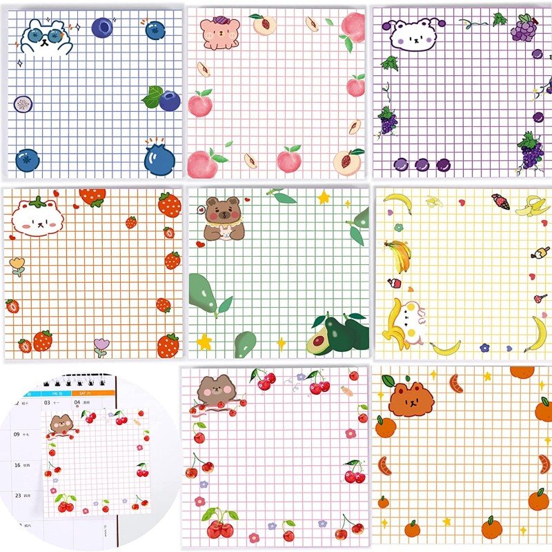 Custom Promotional Kawaii Stationery Notepads Custom Logo Printed Memo Pad Printing