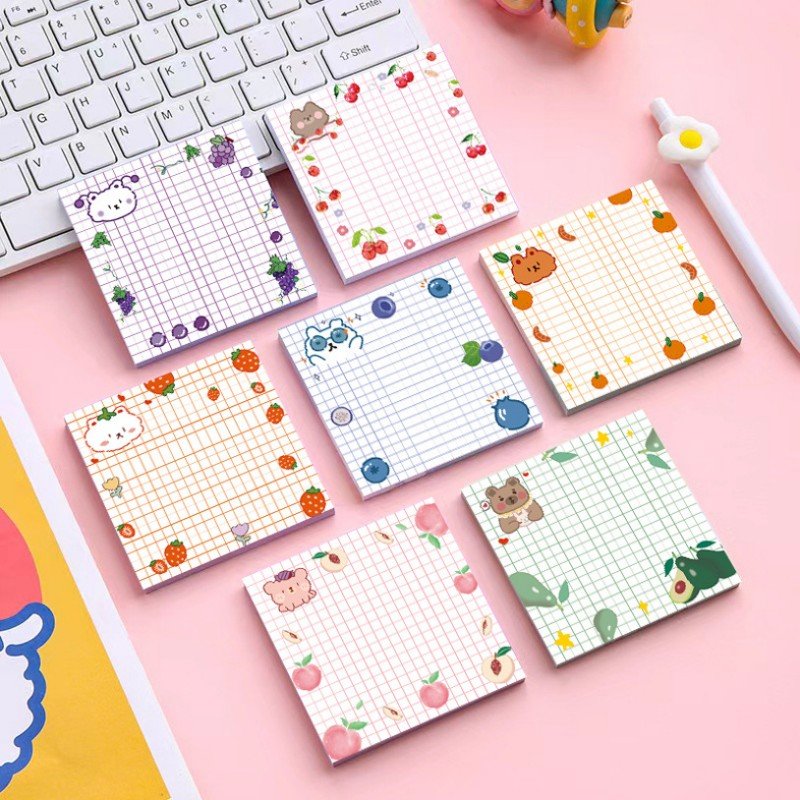 Custom Promotional Kawaii Stationery Notepads Custom Logo Printed Memo Pad Printing