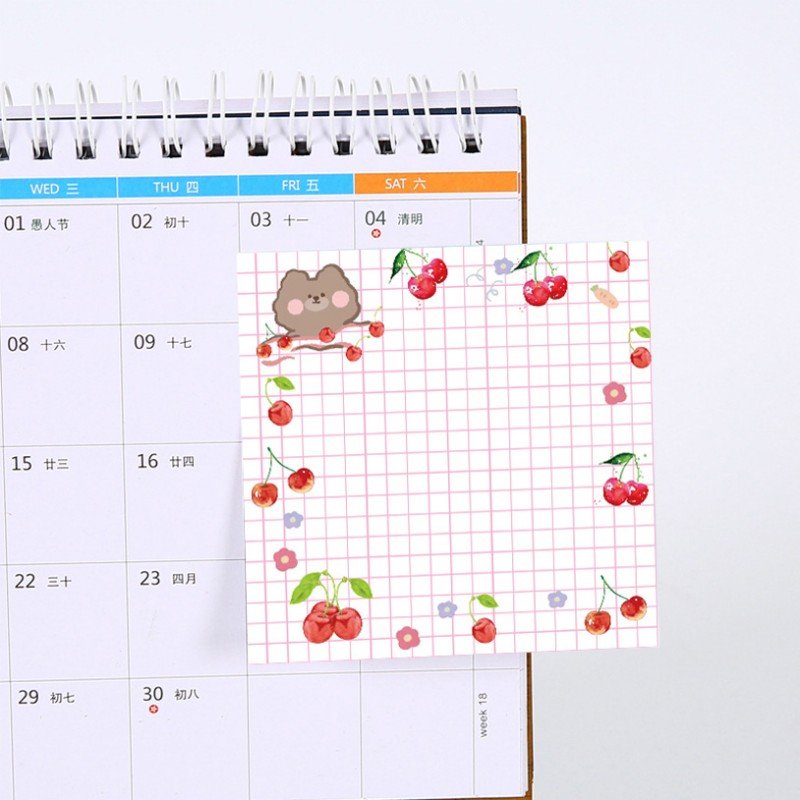 Custom Promotional Kawaii Stationery Notepads Custom Logo Printed Memo Pad Printing