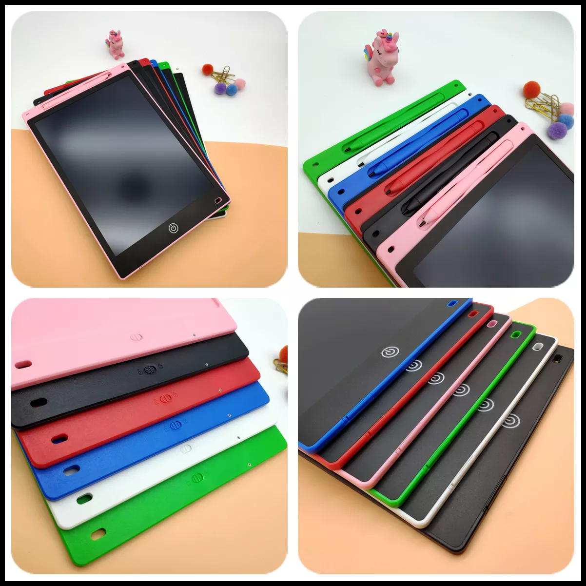Kids Portable 8.5 Inch Color Screen Lcd Writing Tablet Drawing Board Digital Graffiti Handwriting Memo Pad Electronic Ewriter