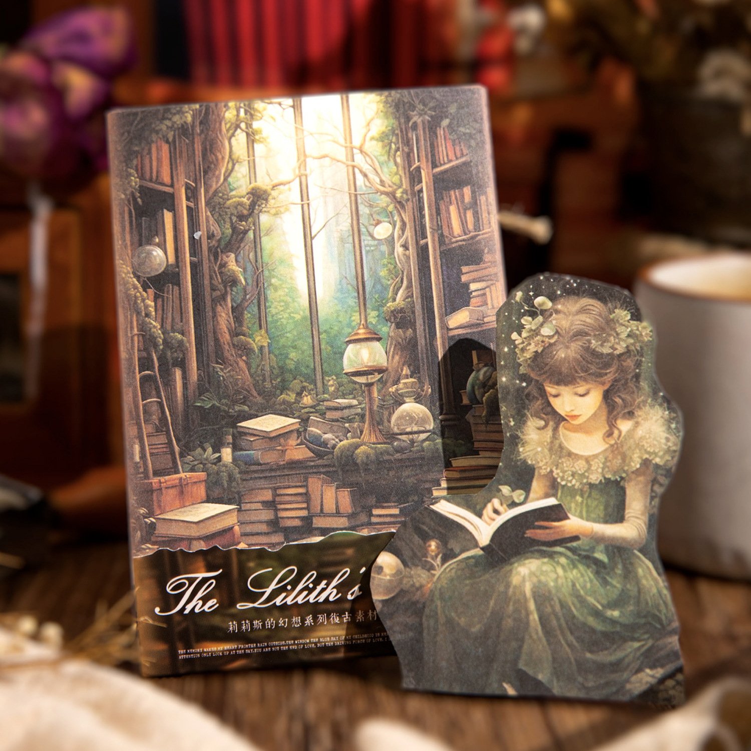 30pcs/pack Material Paper Lilith's Fantasy Series Vintage Fantasy Handbook Decoration Material