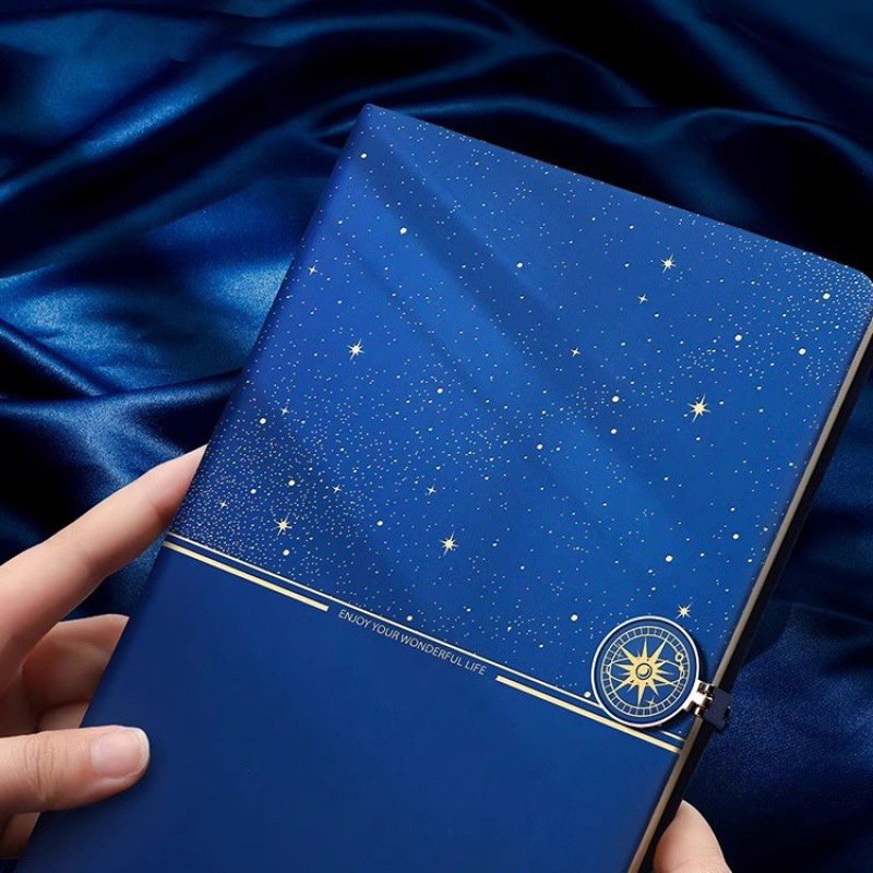 Low MOQ Premium Pu Leather Diary Hardcover Notebook And Pen Gift Set Customized Logo Planner