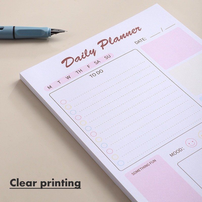 Fridge Sticky Notes Custom Design Magnetic Notepad weekly planner Fridge Magnet note pad