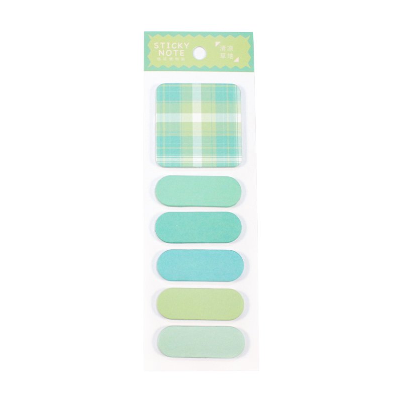 Custom Mini Sticky Notes Wholesale Stripped Memo Removable Repositionable Self-Adhesive For Schools Office Reminders Notes
