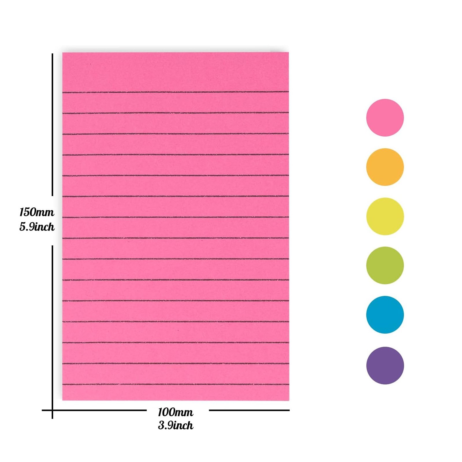 Decorative sticker customizable School office colorful Memo Pad Writing Notes