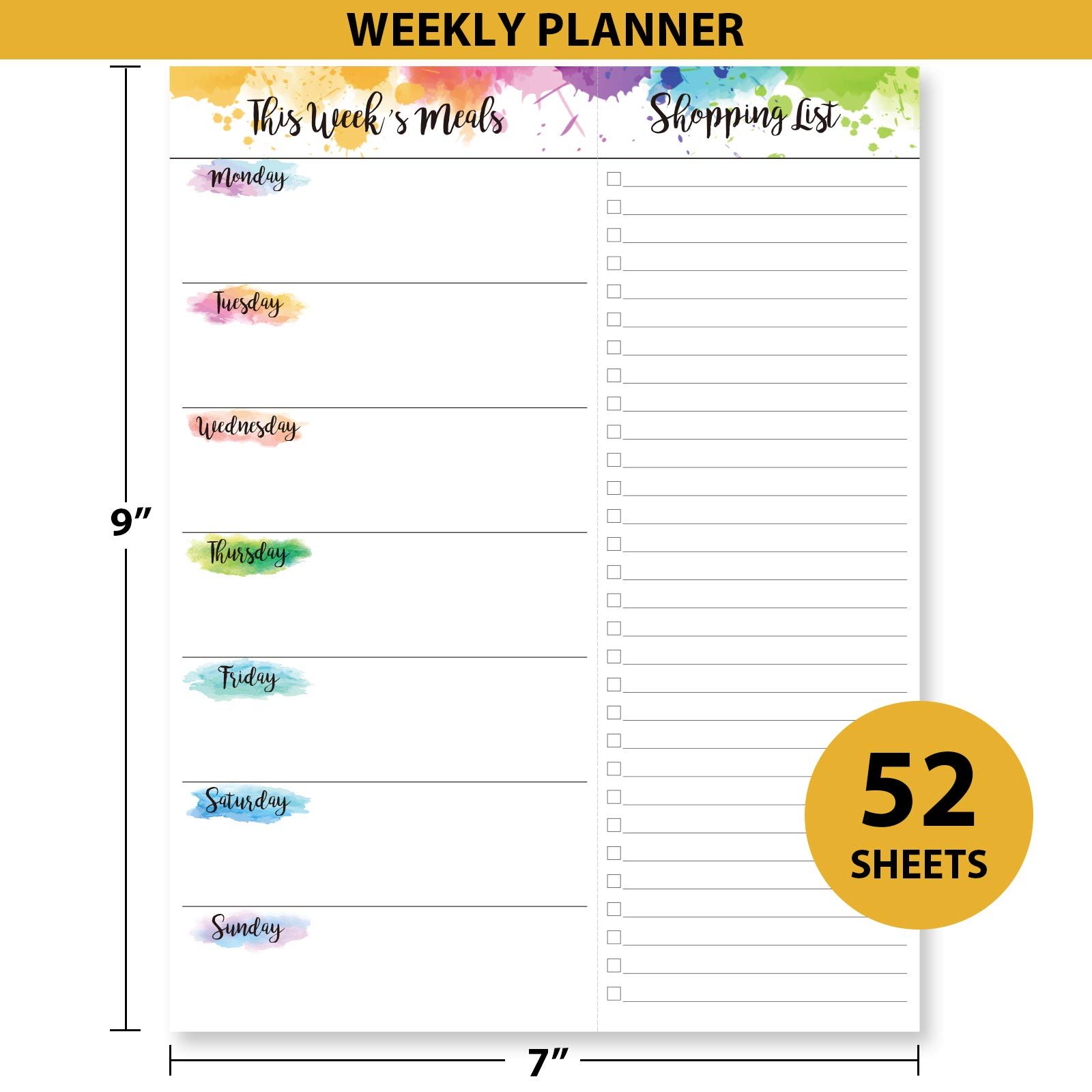 Hot Sale Notebooks Writing Pads Drawing Tablet Pad Fridge Magnetic Notepad Memo Pad