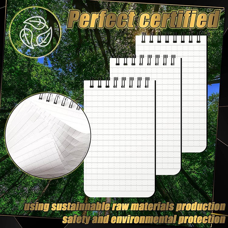 Custom printing To Do List Pocket A4 A5 Notebook Mini Field Notepad Small Memo Pad Spiral Note Pad