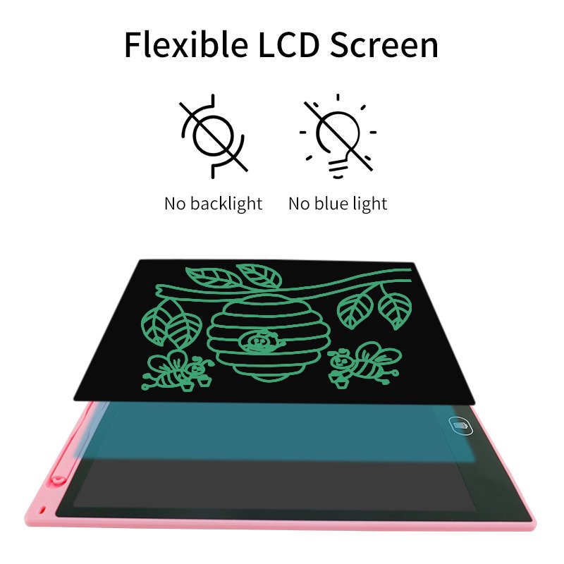 8.5/10/12 Inch Electronic Lcd Writing Tablet Writing Pad Drawing Board Erasable For School Memo Pad Lcd Writing Tablet