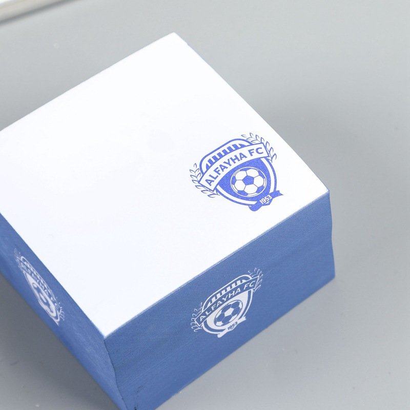Custom Stationery Square Paper Sticky Notes Cube Promotional Notepad Blocks Post Sticky It Notes with Logo