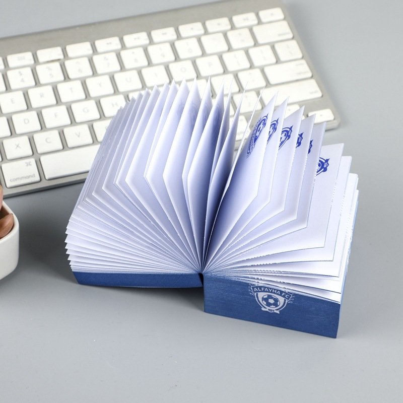 Custom Stationery Square Paper Sticky Notes Cube Promotional Notepad Blocks Post Sticky It Notes with Logo